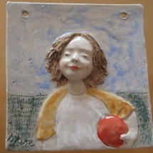 Binette portrait - 6cm sur 6cm