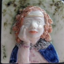 Binette portrait - 6cm sur 6cm