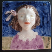 Binette portrait - 6cm sur 6cm