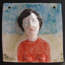 Binette portrait - 6cm sur 6cm